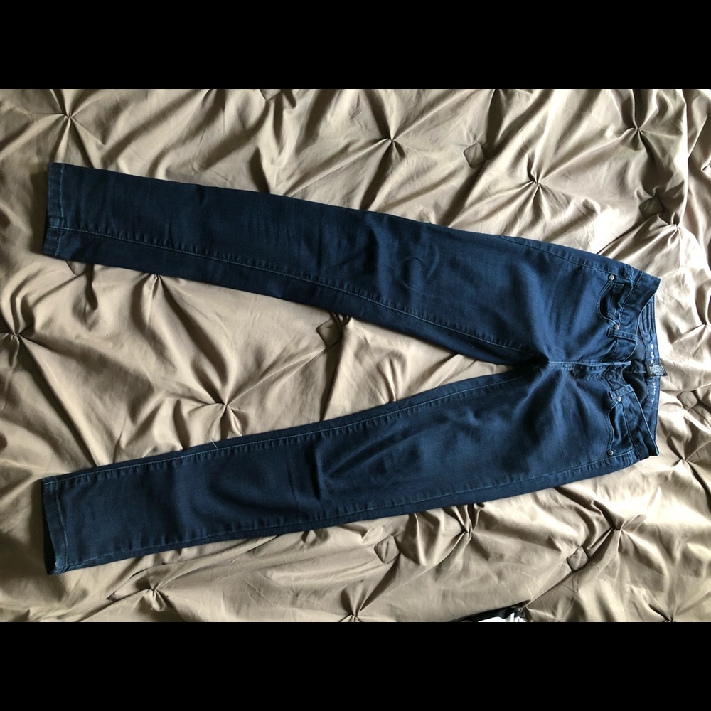Dark blue wash jeans